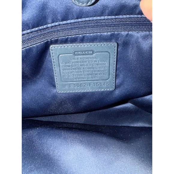 Coach Laura Spectator Tri-Color Pebbled Leather Shoulder Bag Lavender - Picture 10 of 14